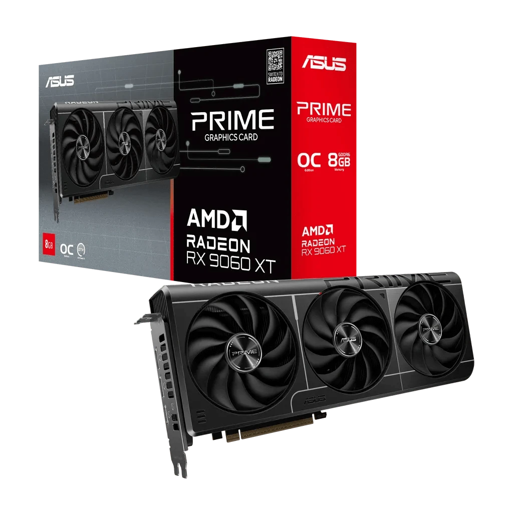 GUNMANSA ASUS Prime -RX9060XT-O8G, Radeon RX 9060 XT