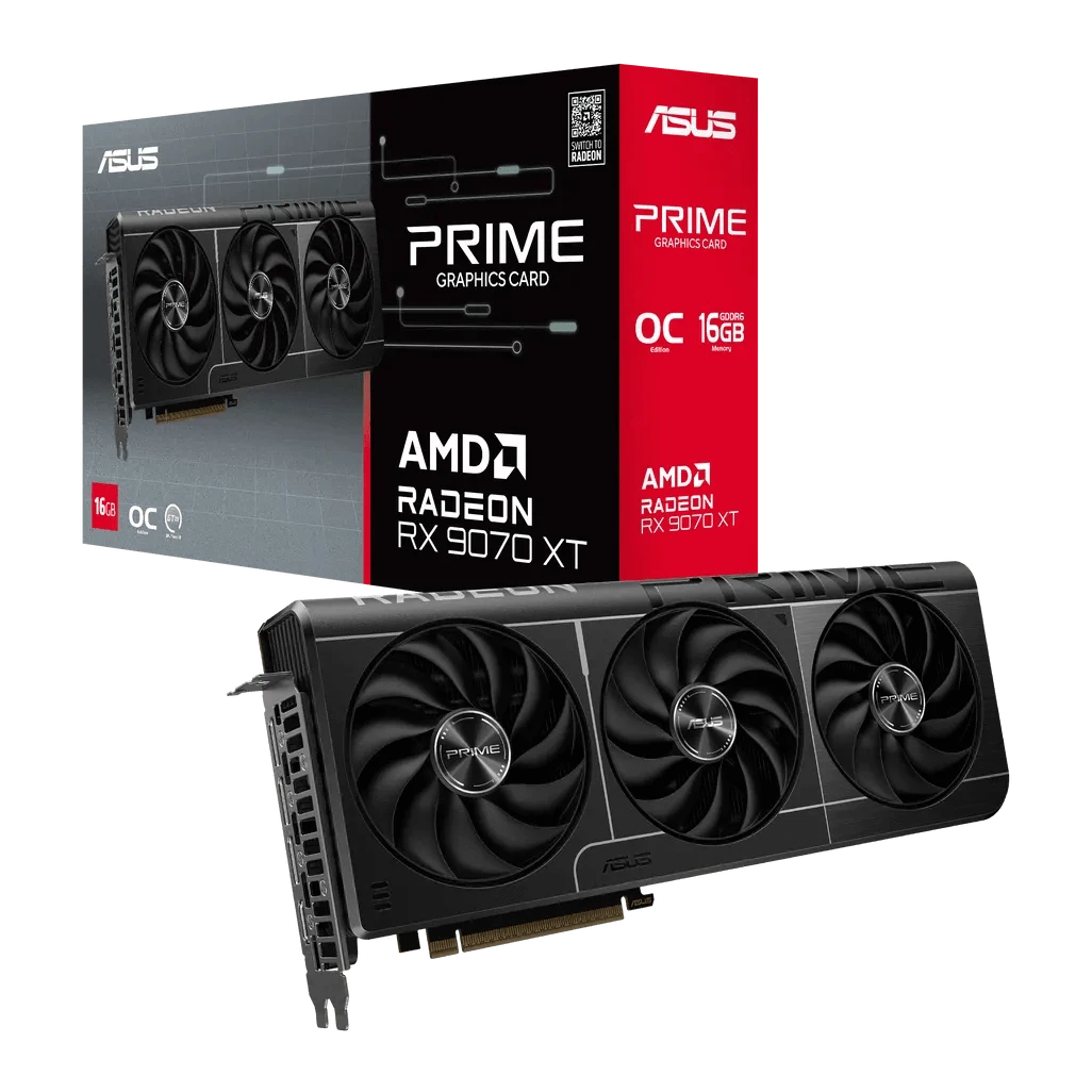 GUNMANSA ASUS Prime -RX9070XT-O16G, Radeon RX 9070 XT