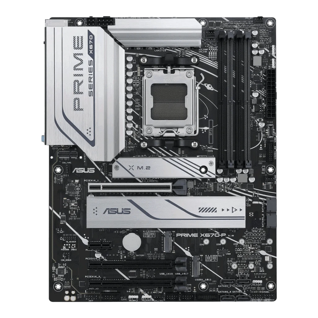 GUNMANSA ASUS PRIME X670-P, AMD, Socket AM5, Socket AM5