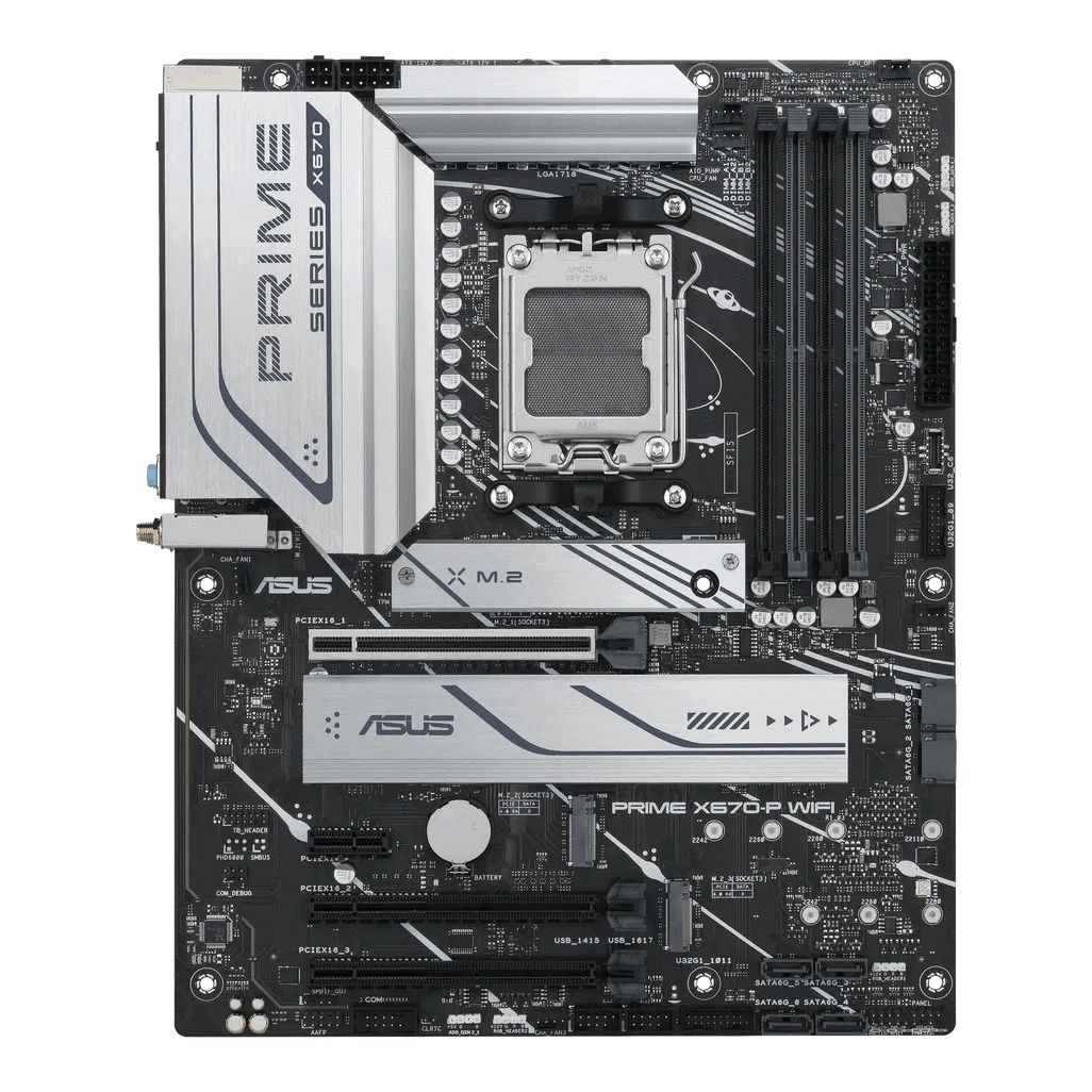 GUNMANSA ASUS PRIME X670-P WIFI, AMD, Socket AM5