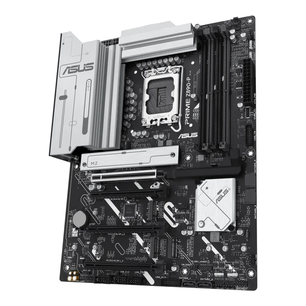 GUNMANSA ASUS PRIME Z890-P, Intel, LGA 1851 (Socket V1), Intel Core Ultra (Series 2)