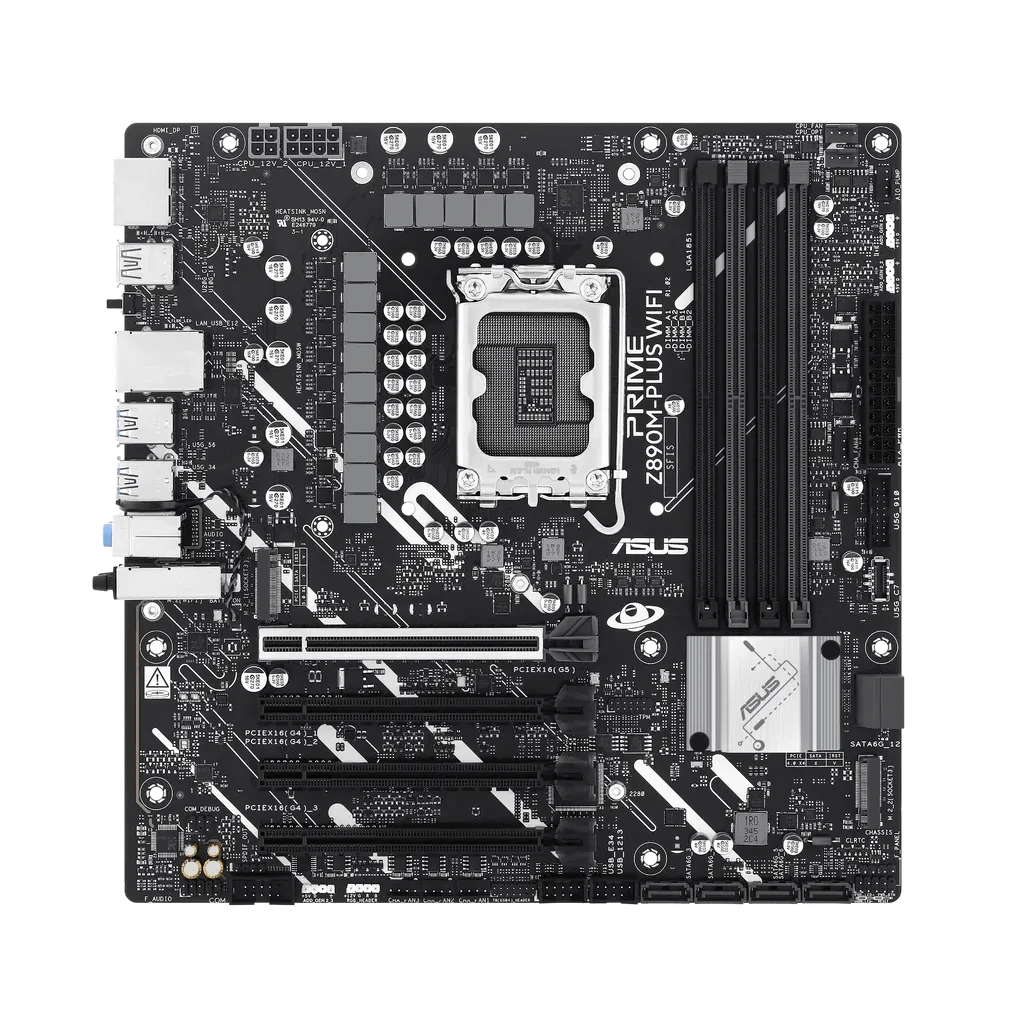 GUNMANSA ASUS PRIME Z890M-PLUS WIFI, Intel, LGA 1851 (Socket V1)