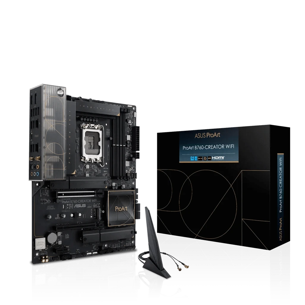 GUNMANSA ASUS PROART B760-CREATOR WIFI, Intel, LGA 1700, Intel® Celeron®