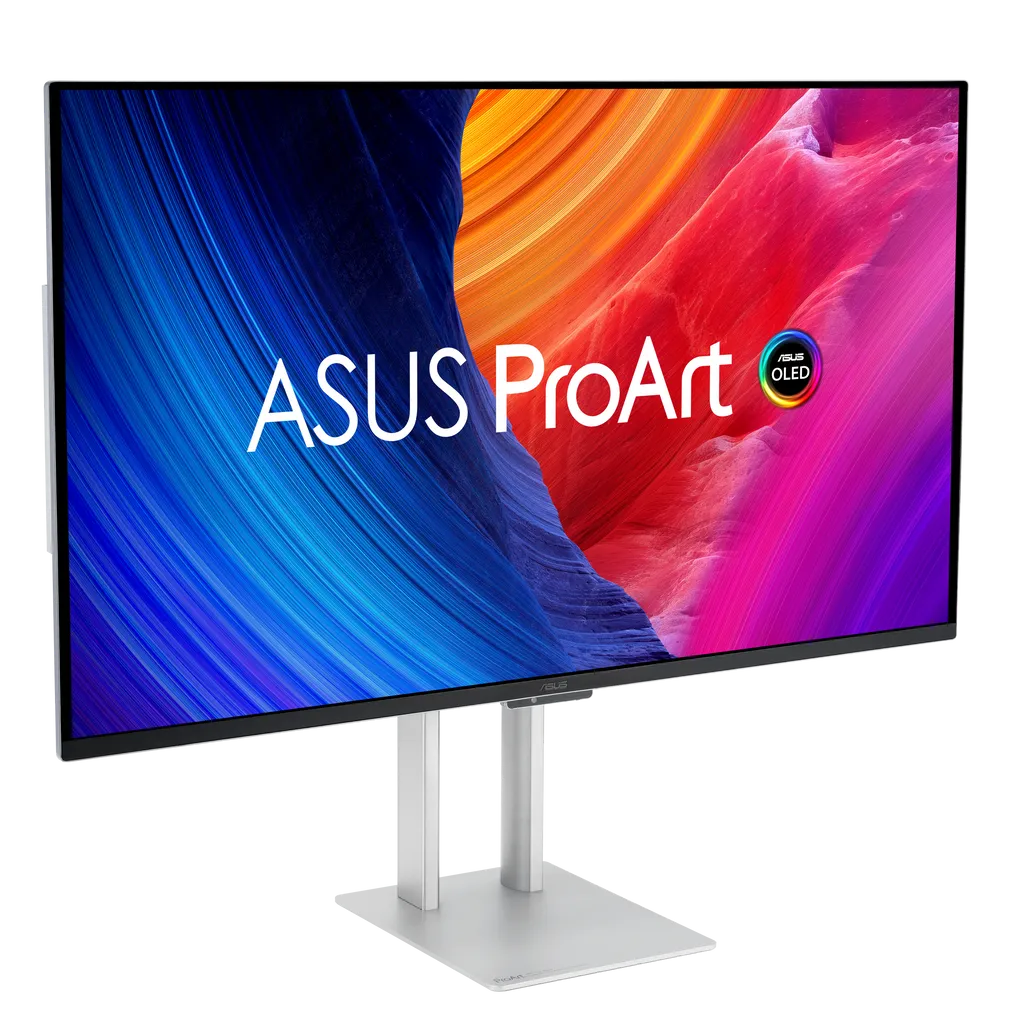 GUNMANSA ASUS ProArt OLED PA32UCDM, 80 cm (31.5"), 3840 x 2160 pixels, 4K Ultra HD, QD-OLED, 0.1 ms, Silver