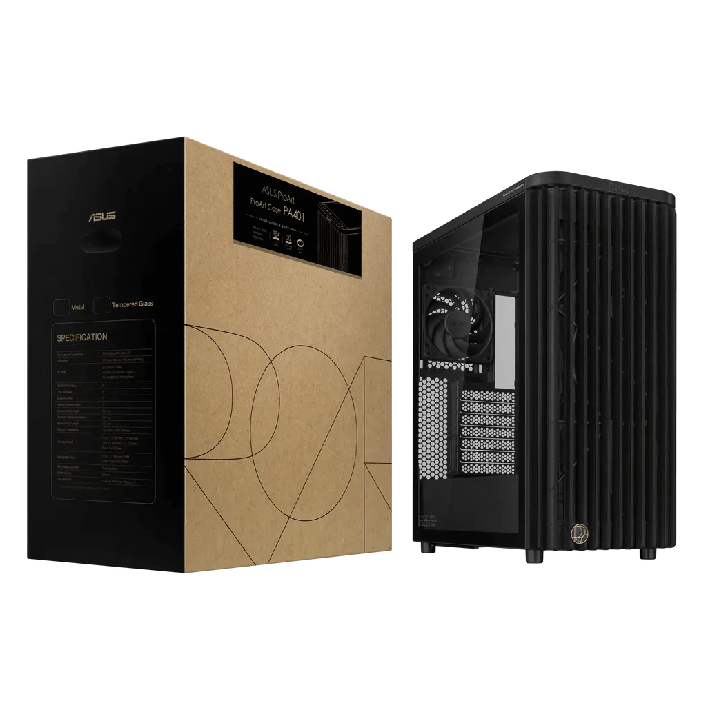 GUNMANSA ASUS ProArt PA401 Wood TG PWM (Black), Tower, PC