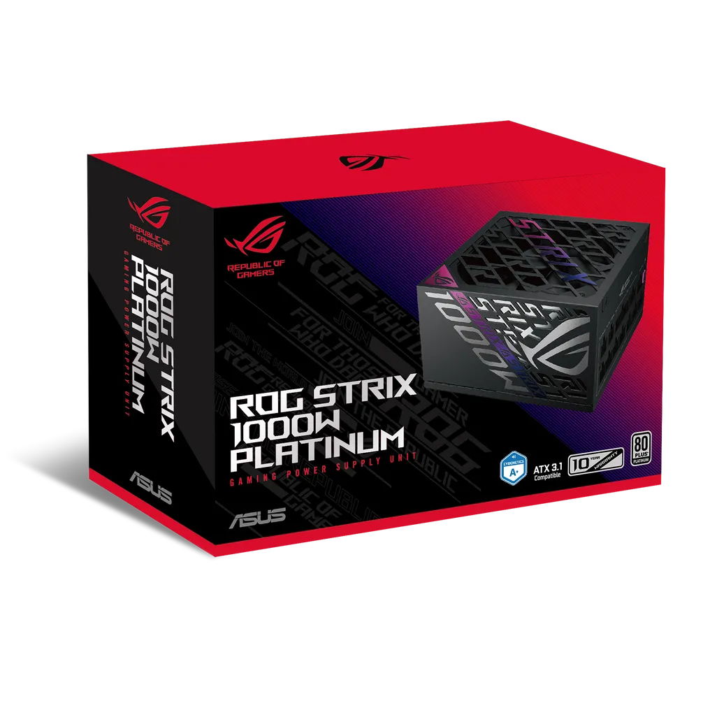 GUNMANSA ASUS PSU/1000W/Fully modular/80 Plus Platinum/10 years warranty.