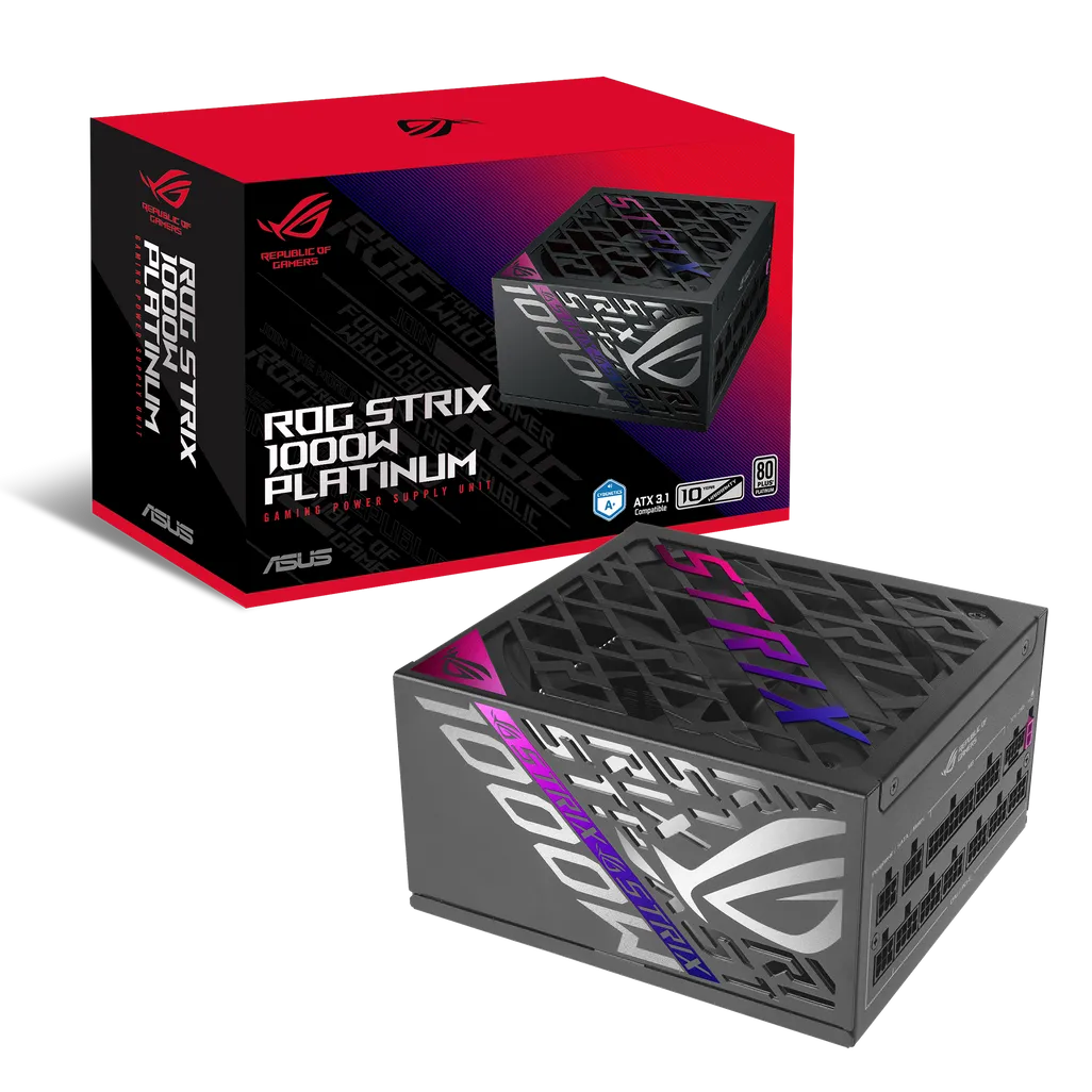 GUNMANSA ASUS PSU/1000W/Fully modular/80 Plus Platinum/10 years warranty.
