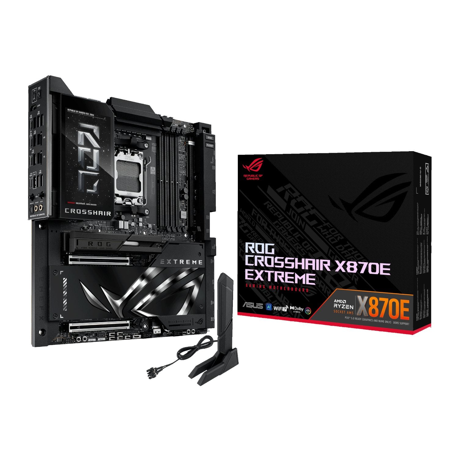 GUNMANSA Asus ROG Crosshair X870E EXTREME AM5 E-ATX Gaming Motherboard