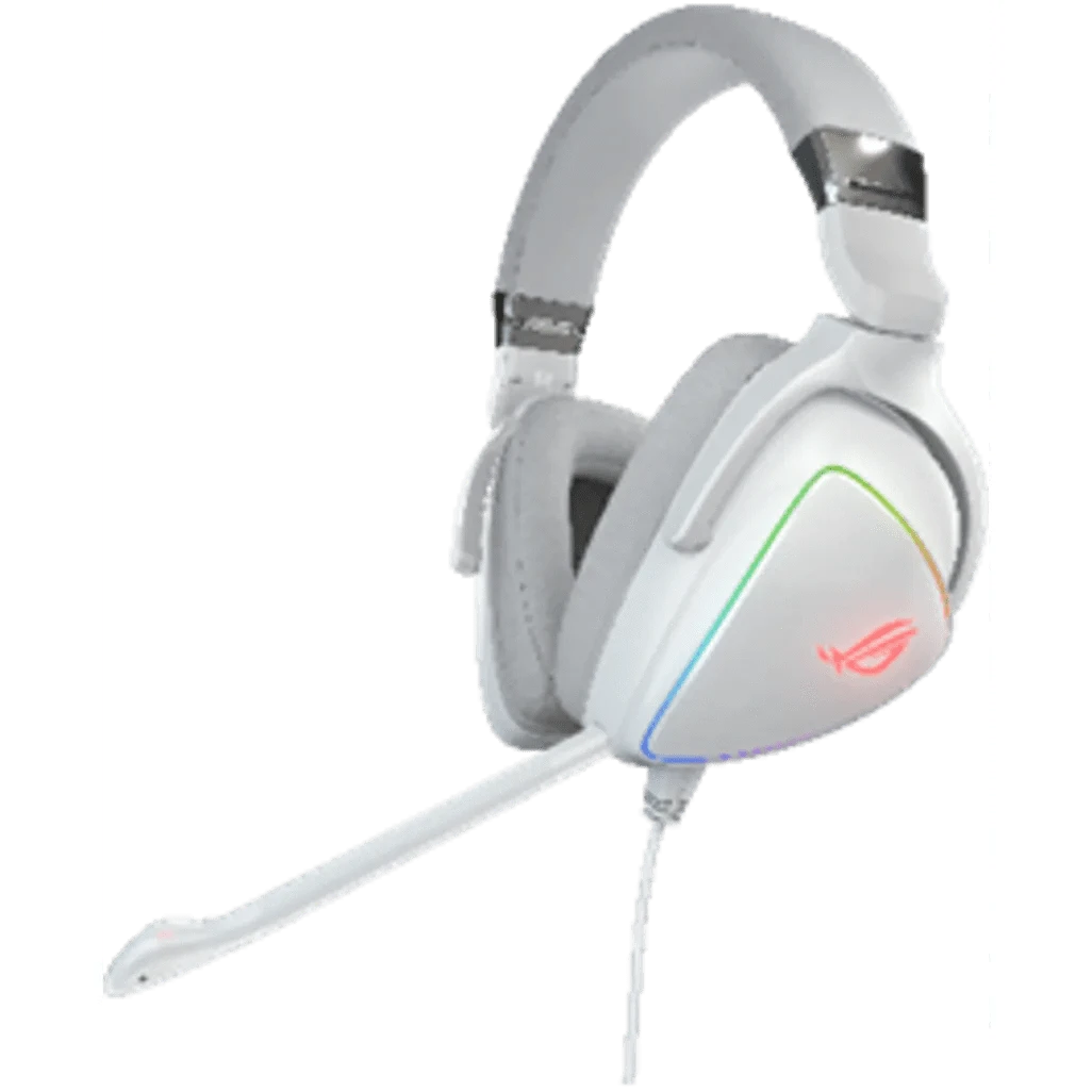 GUNMANSA ASUS ROG Delta White Edition, Wired, Gaming, 20 - 40000 Hz, 387 g, Headset, White