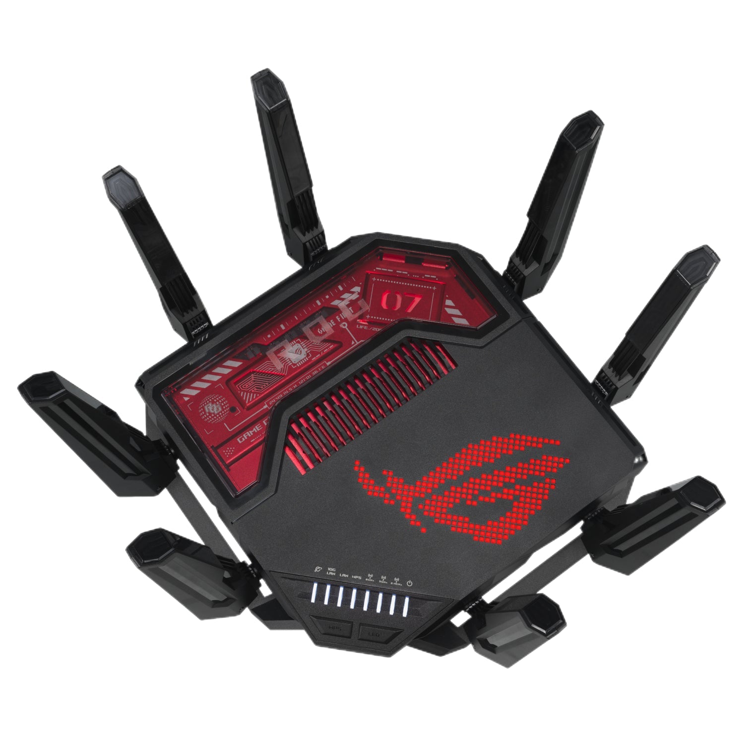 GUNMANSA ASUS ROG Rapture BE19000 Wi-Fi 7 Tri-Band Gaming Router with Dual 10G Ports