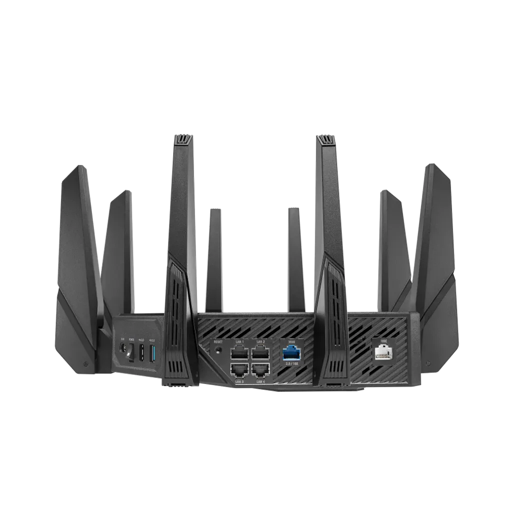 GUNMANSA ASUS ROG Rapture GT-AX11000 Pro, Wi-Fi 6 (802.11ax), Tri-band (2.4 GHz / 5 GHz / 5 GHz)