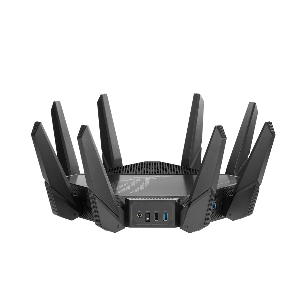 GUNMANSA ASUS ROG Rapture GT-AX11000 Pro, Wi-Fi 6 (802.11ax), Tri-band (2.4 GHz / 5 GHz / 5 GHz)