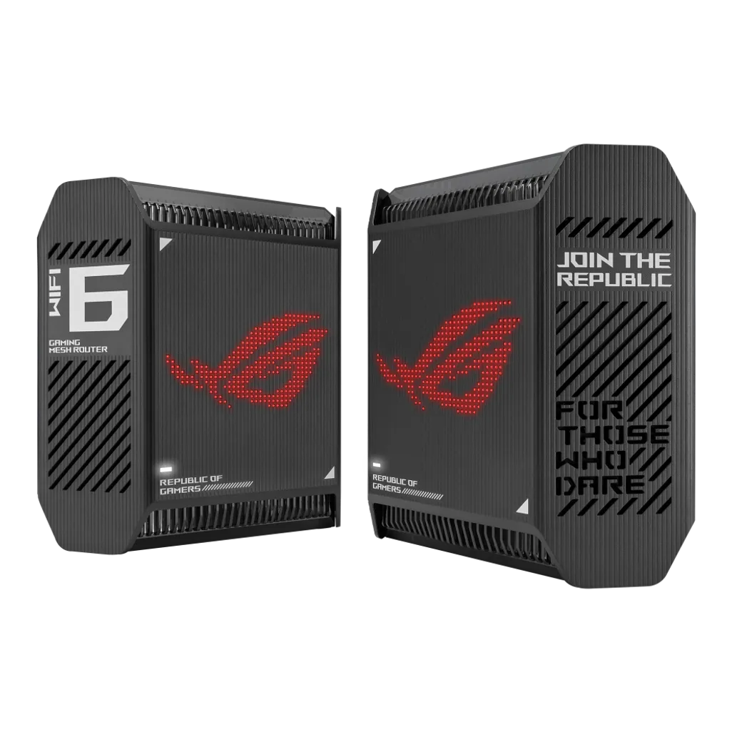 GUNMANSA ASUS ROG Rapture GT6 (B-2-PK), Black, Internal, Mesh router, Power, 538.8 m², Tri-band (2.4 GHz / 5 GHz / 5 GHz)