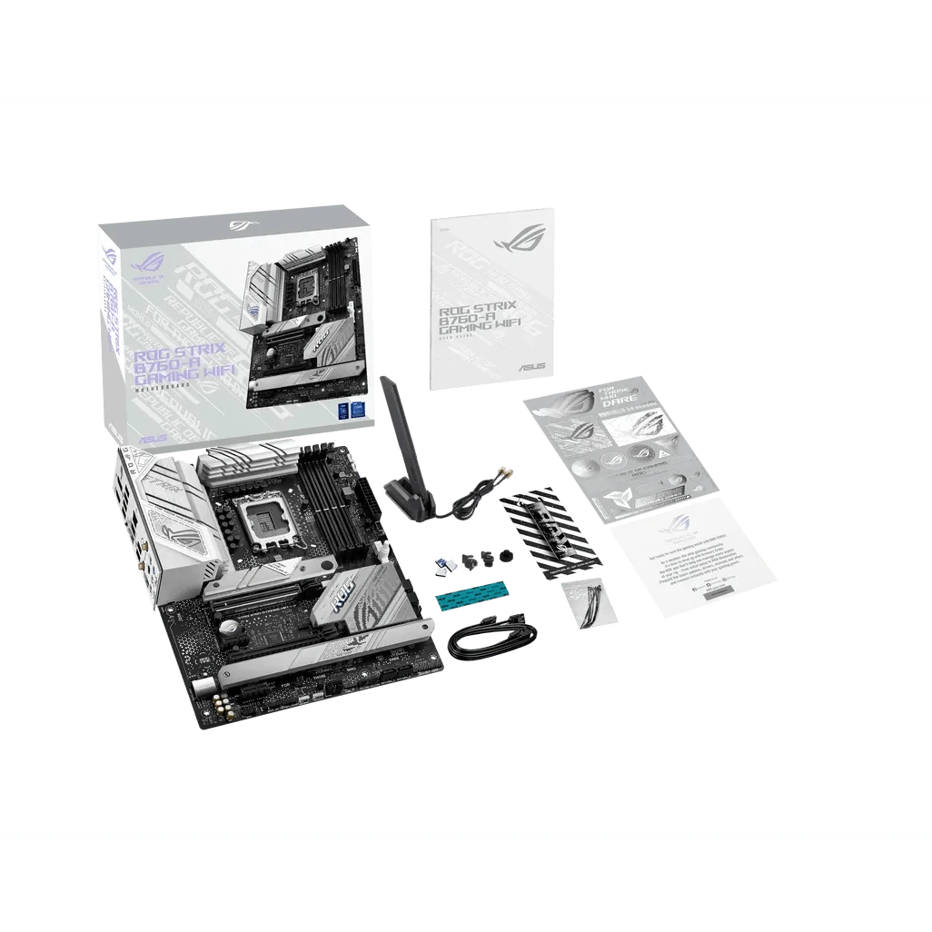 GUNMANSA ASUS ROG STRIX B760-A GAMING WIFI, Intel, LGA 1700, Intel® Celeron®