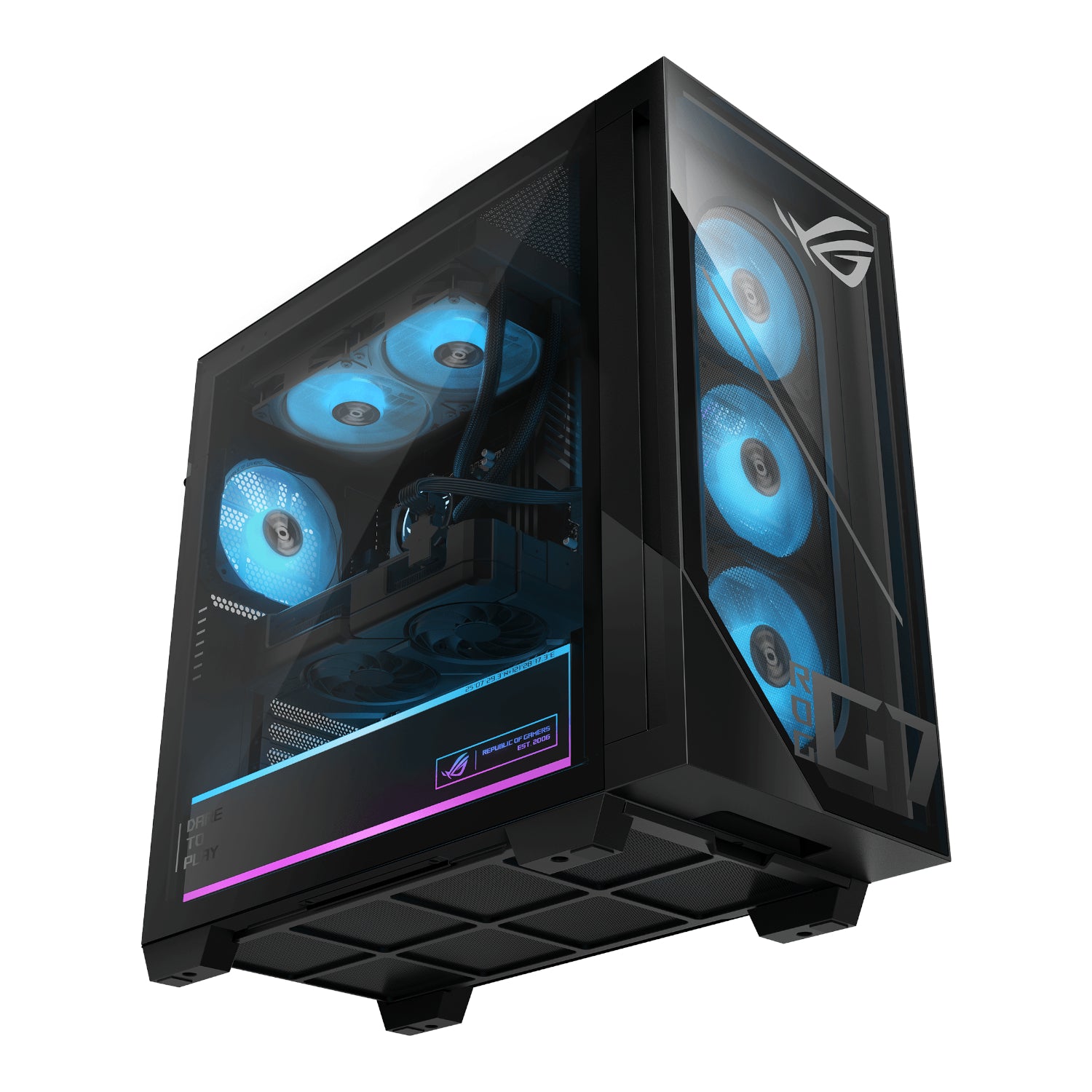 GUNMANSA ASUS ROG Strix R9-9800X DDR5 16GB 2TB M.2 W11H AMD RX 9060 XT Gaming Desktop