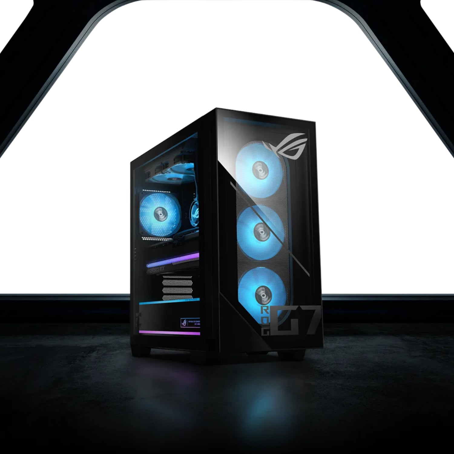 GUNMANSA ASUS ROG Strix R9-9800X DDR5 16GB 2TB M.2 W11H AMD RX 9060 XT Gaming Desktop