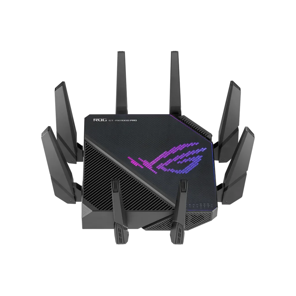 GUNMANSA ASUS ROUTER/Gaming/2.4GHz 4x4 upto 1148Mbps/5GHz-2 4x4 upto 4808Mbps/2xWAN/4xLAN/2xUSB/AiMesh/AiProtection/VPN/90IG0720-MU2A00