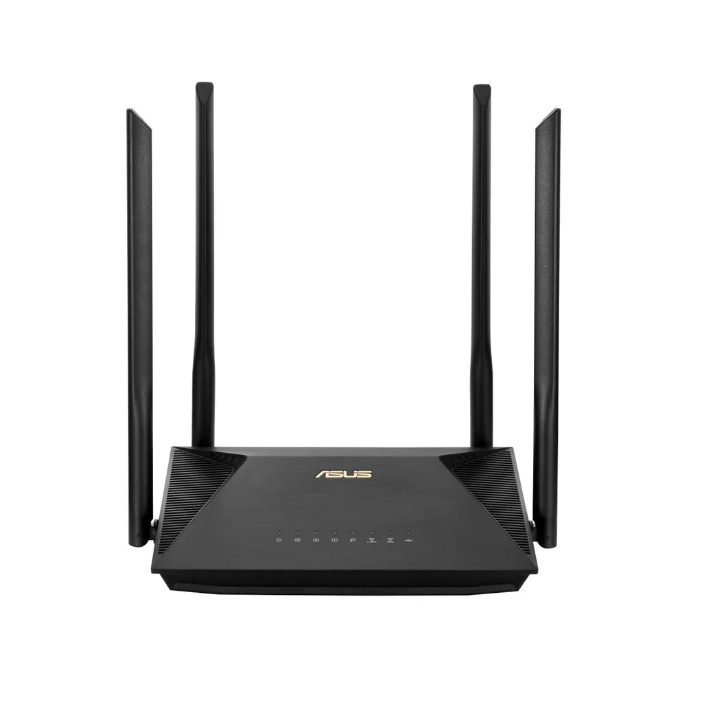 GUNMANSA ASUS RT-AX53U, Wi-Fi 6 (802.11ax), Dual-band (2.4 GHz / 5 GHz), Ethernet LAN, 3G, Black, Tabletop router