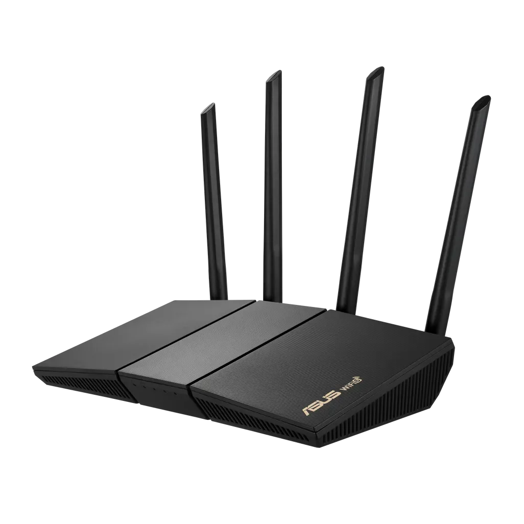 GUNMANSA ASUS RT-AX57, Wi-Fi 6 (802.11ax), Dual-band (2.4 GHz / 5 GHz), Ethernet LAN, Black, Tabletop router