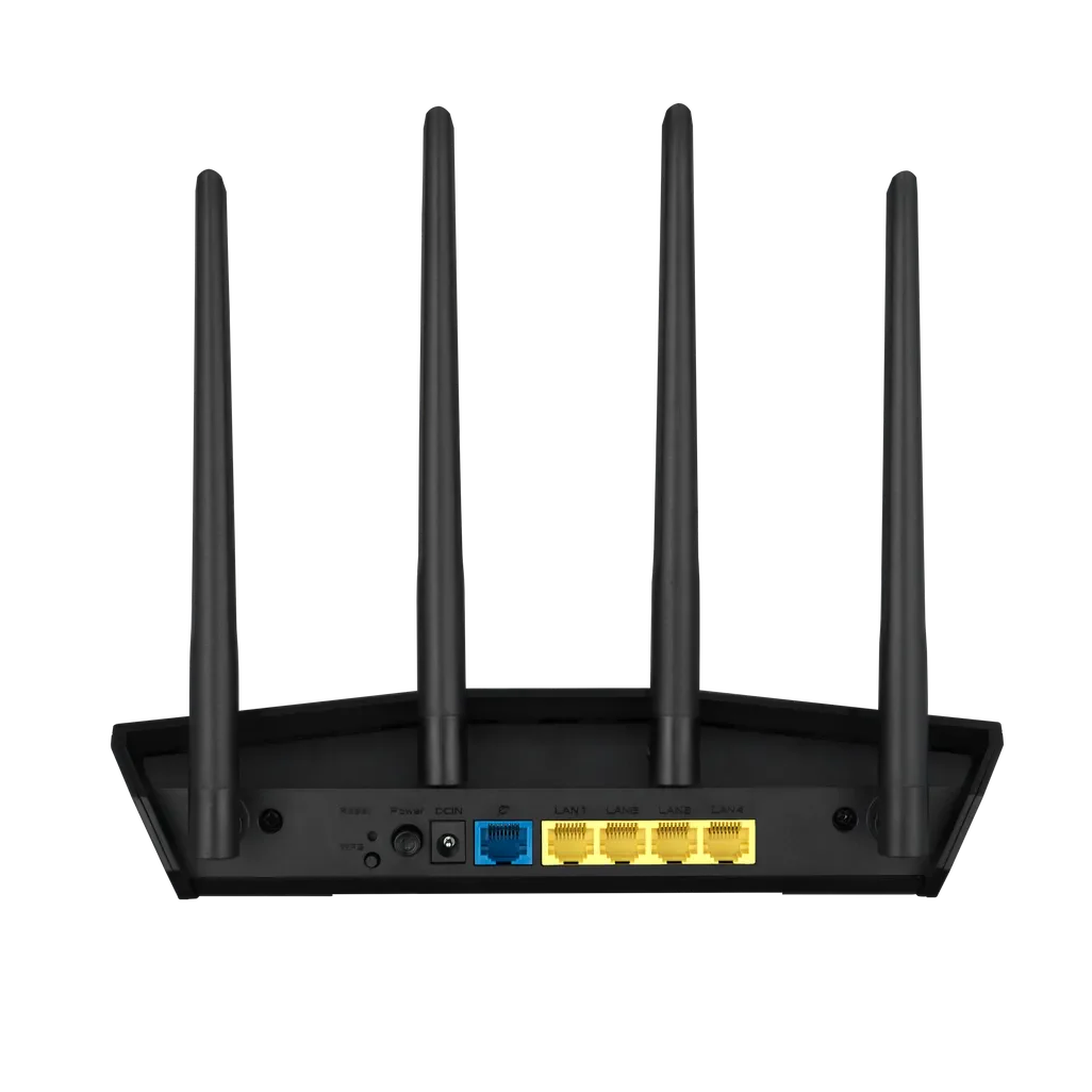 GUNMANSA ASUS RT-AX57, Wi-Fi 6 (802.11ax), Dual-band (2.4 GHz / 5 GHz), Ethernet LAN, Black, Tabletop router