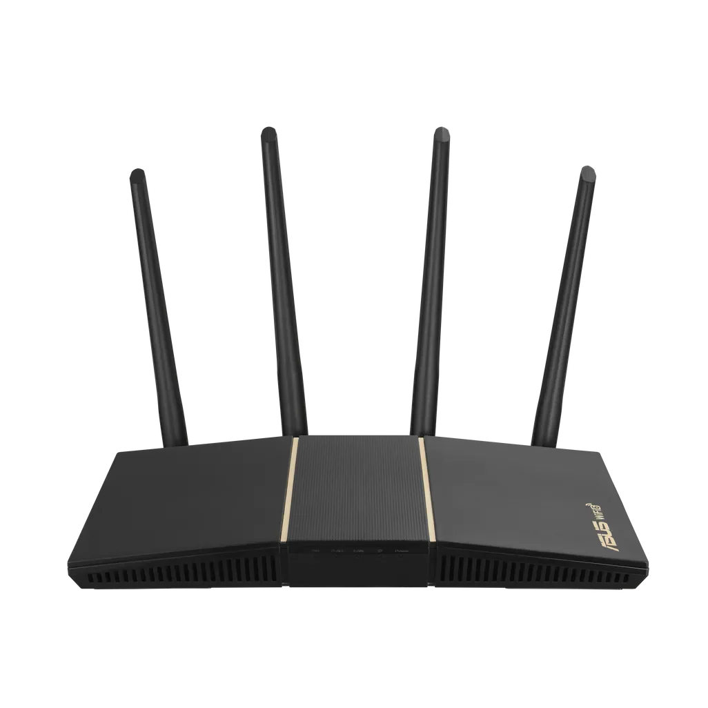 GUNMANSA ASUS RT-AX57, Wi-Fi 6 (802.11ax), Dual-band (2.4 GHz / 5 GHz), Ethernet LAN, Black, Tabletop router