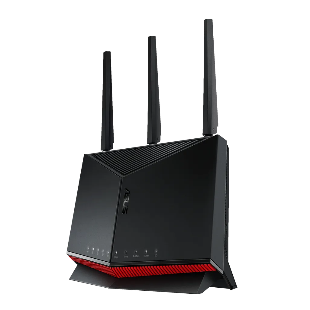 GUNMANSA ASUS RT-BE86U, Wi-Fi 7 (802.11be), Dual-band (2.4 GHz / 5 GHz), Ethernet LAN, Black, Tabletop router