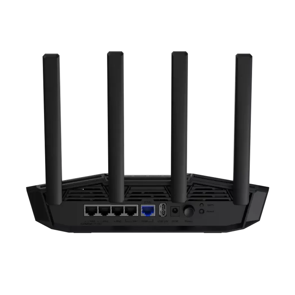 GUNMANSA ASUS TUF-BE3600, Wi-Fi 7 (802.11be), Dual-band (2.4 GHz / 5 GHz), Ethernet LAN, Black, Tabletop router