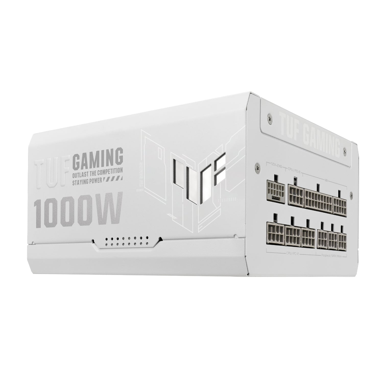 GUNMANSA Asus TUF Gaming 1000W 80 PLUS Gold ATX Modular Power Supply - White
