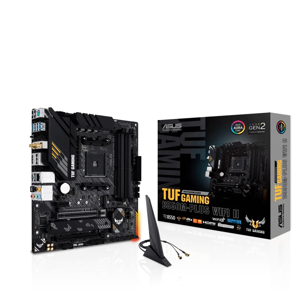 GUNMANSA ASUS TUF GAMING B550M-PLUS WIFI II, AMD, Socket AM4