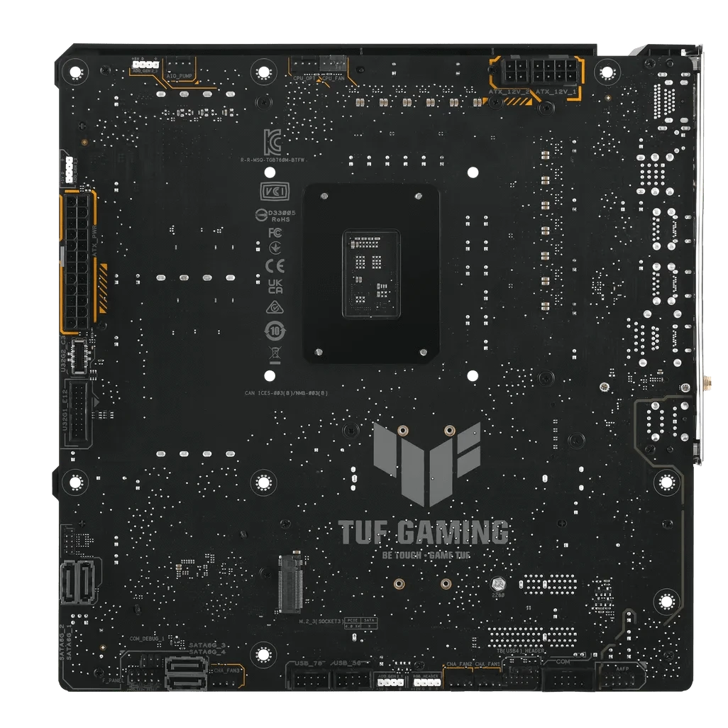 GUNMANSA ASUS TUF GAMING B760M-BTF WIFI, Intel, LGA 1700, Intel® Celeron®