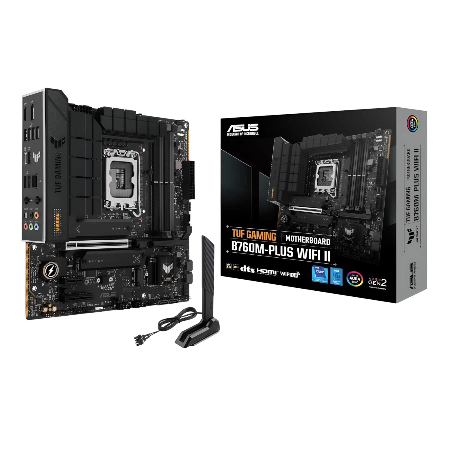 GUNMANSA Asus TUF Gaming B760M-PLUS WIFI II - mATX Motherboard