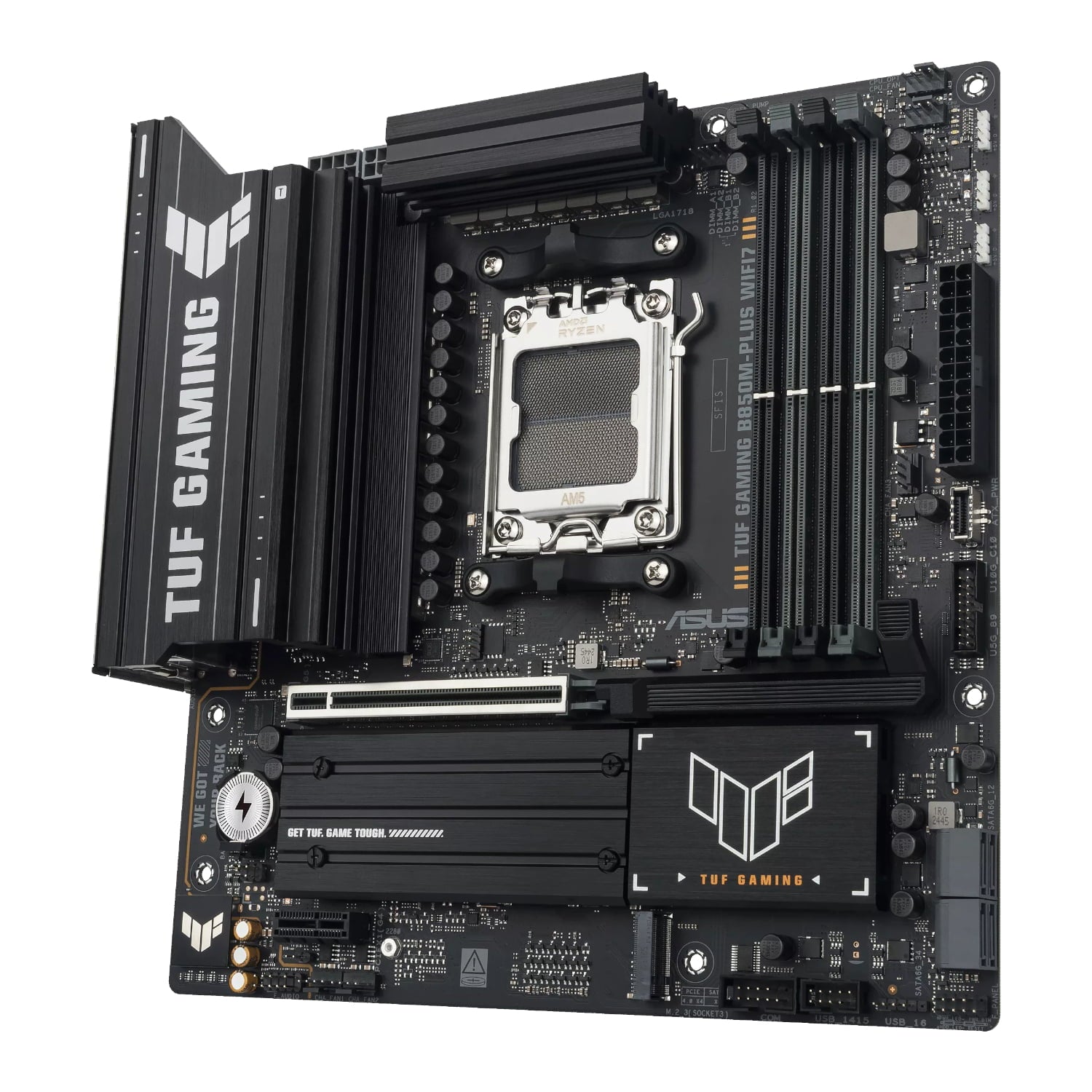 GUNMANSA ASUS TUF Gaming B850M-Plus WIFI AMD AM5 M-ATX Gaming Motherboard