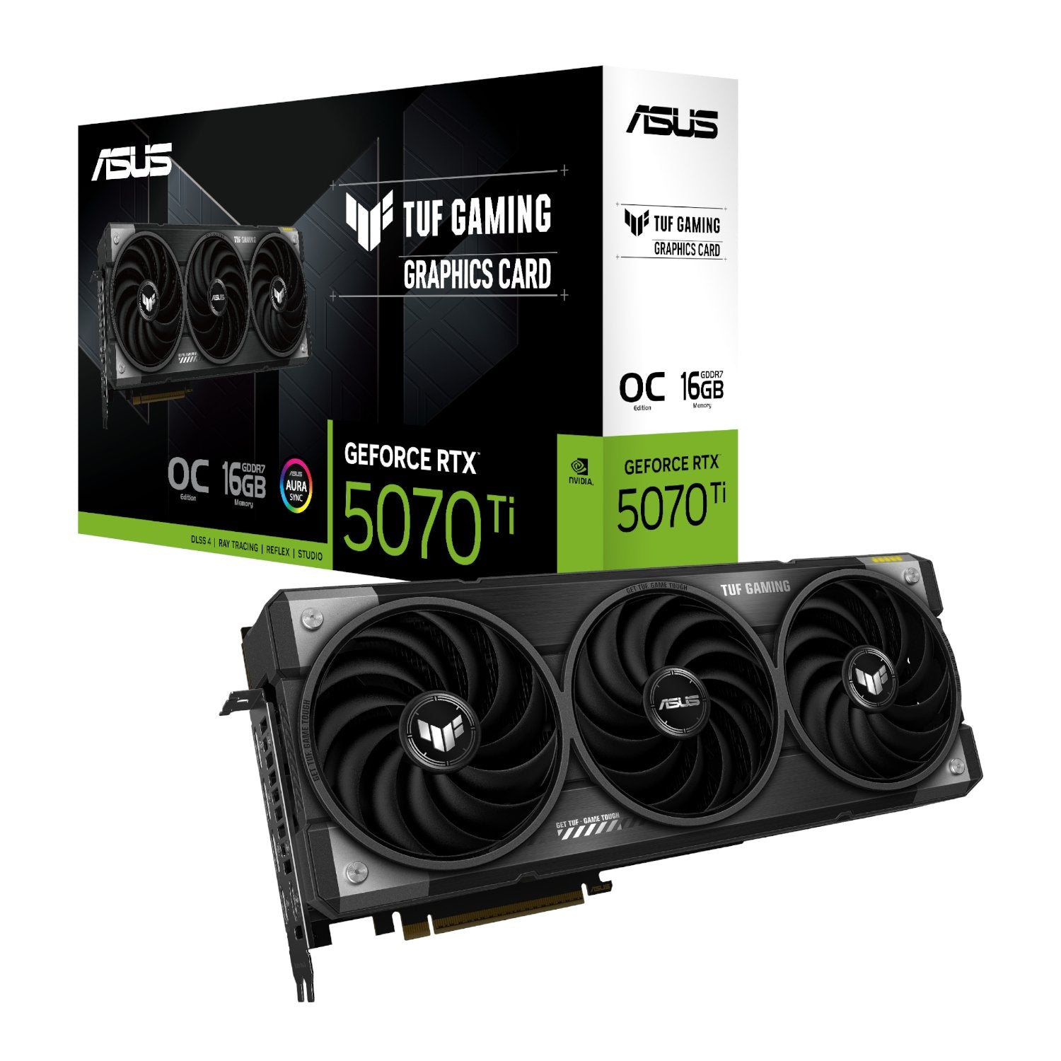 GUNMANSA Asus TUF Gaming GeForce RTX 5070 Ti 16GB GDDR7 OC Graphics Card