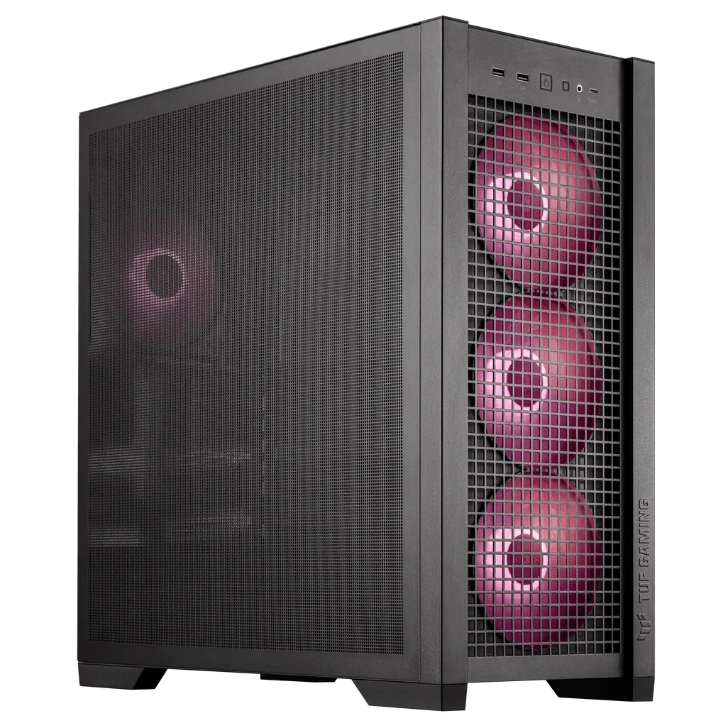 GUNMANSA ASUS TUF Gaming GT302 ARGB, Midi Tower, PC, Black