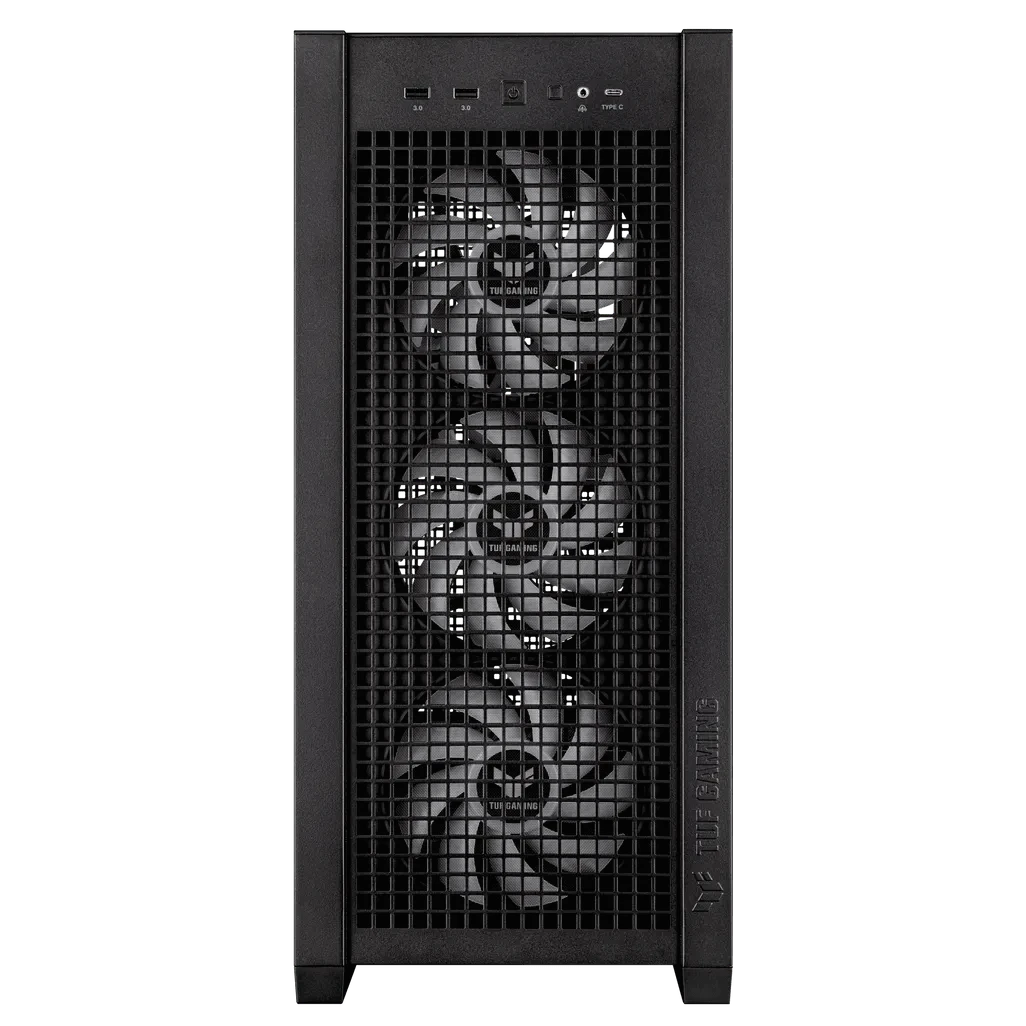 GUNMANSA ASUS TUF Gaming GT302 ARGB, Midi Tower, PC, Black