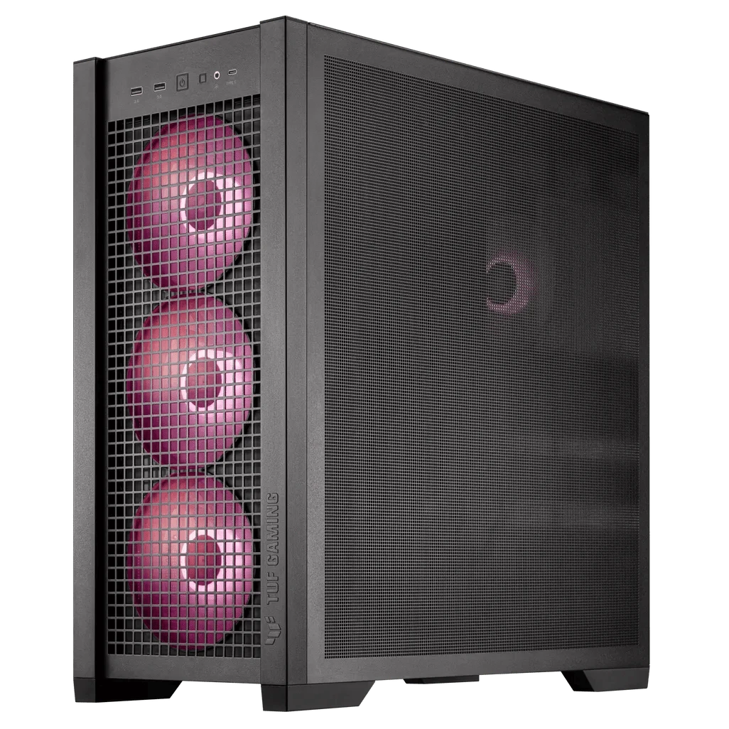 GUNMANSA ASUS TUF Gaming GT302 ARGB, Midi Tower, PC, Black