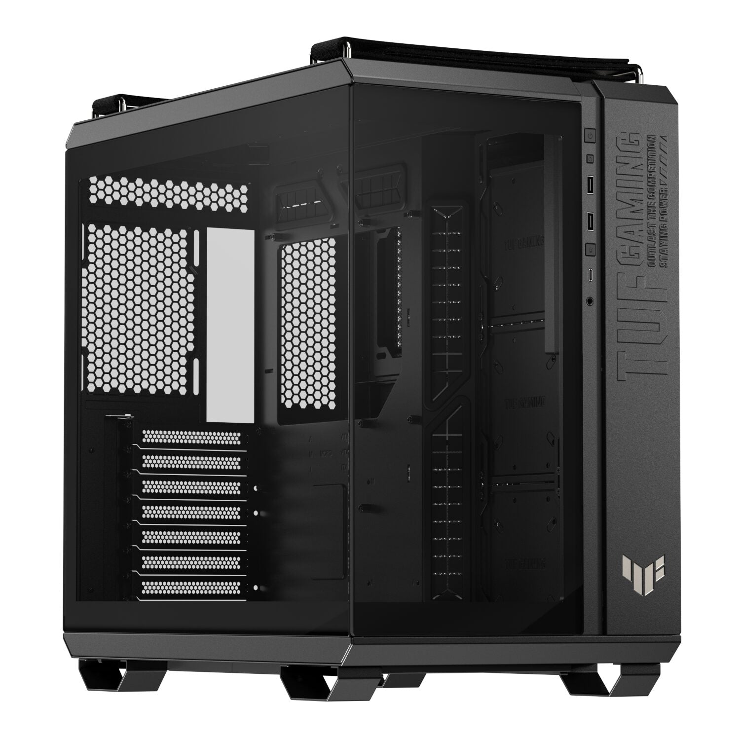 GUNMANSA Asus TUF Gaming GT502 Horizon Mid Tower Chassis - Black