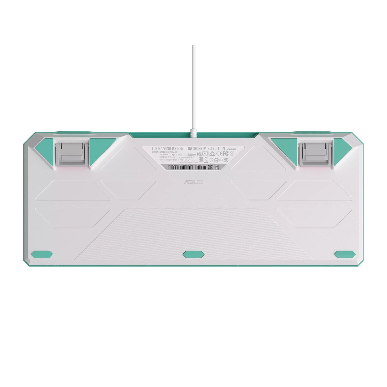 GUNMANSA Asus TUF Gaming K3 Gen II Gaming Keyboard Hatsune Miku Edition