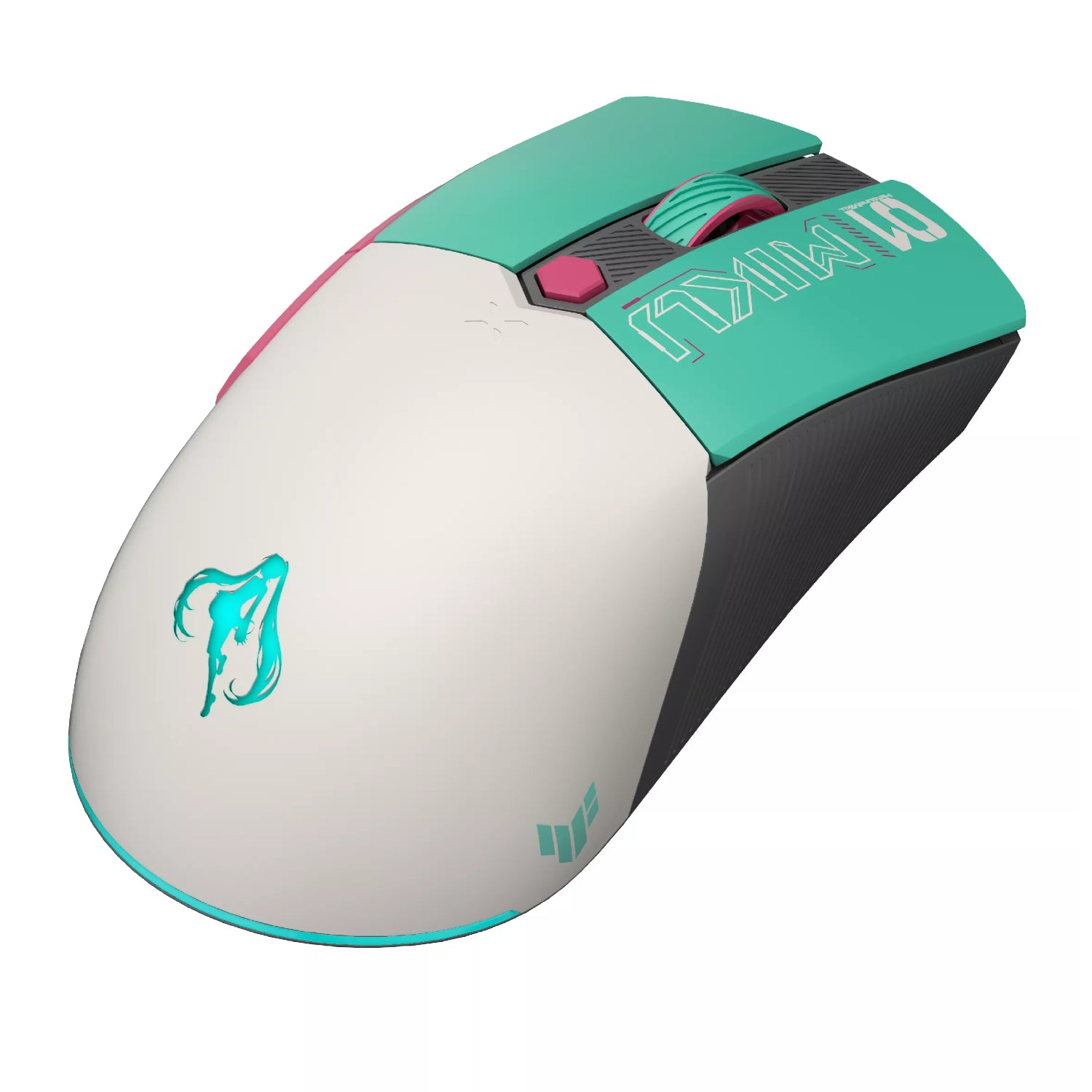 GUNMANSA Asus TUF GAMING Mini 12000 DPI Wireless Mouse Hatsune Miku Edition