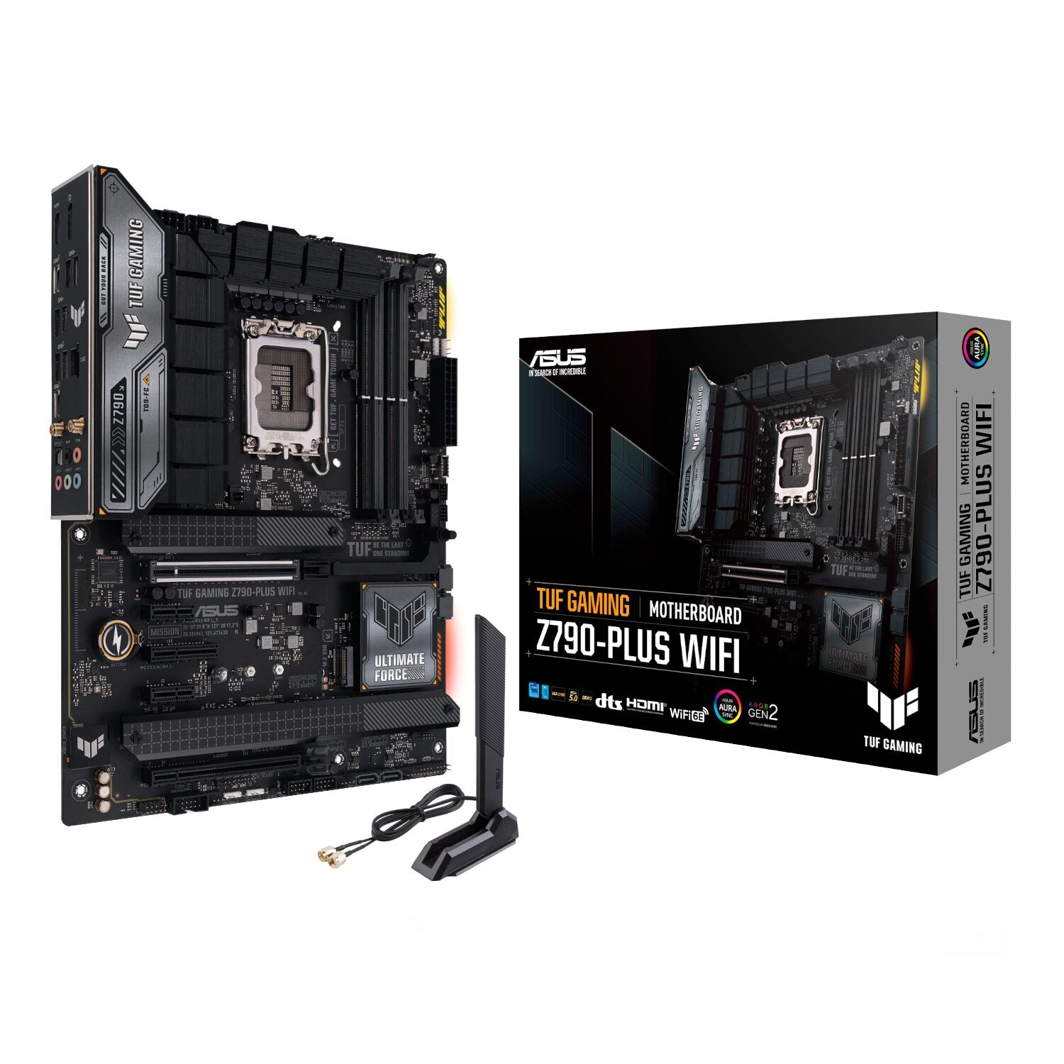 GUNMANSA Asus TUF Gaming Z790-Plus Wi-Fi ATX Motherboard - Intel LGA1700, DDR5, PCIe 5.0. Wi-Fi 6E