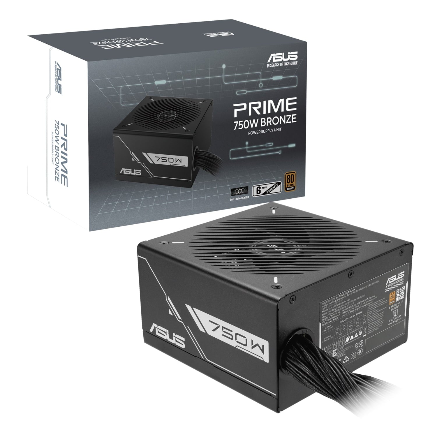 GUNMANSA Asus UWM 1 Gaming Chassis/Graphics Card/Power Supply Combo (AP202 ARGB | RTX 5050 | PRIME 750W)