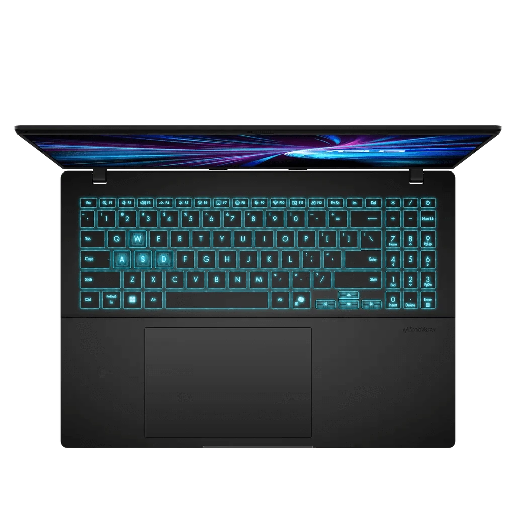 GUNMANSA ASUS Vivobook V16|V3607VH-I73210B0X|16.0'' WUXGA|BLACK|i7-240H|DDR5 32GB (16GB DDR5|1TB PCIe SSD|RTX5050 8GB|WIN 11P