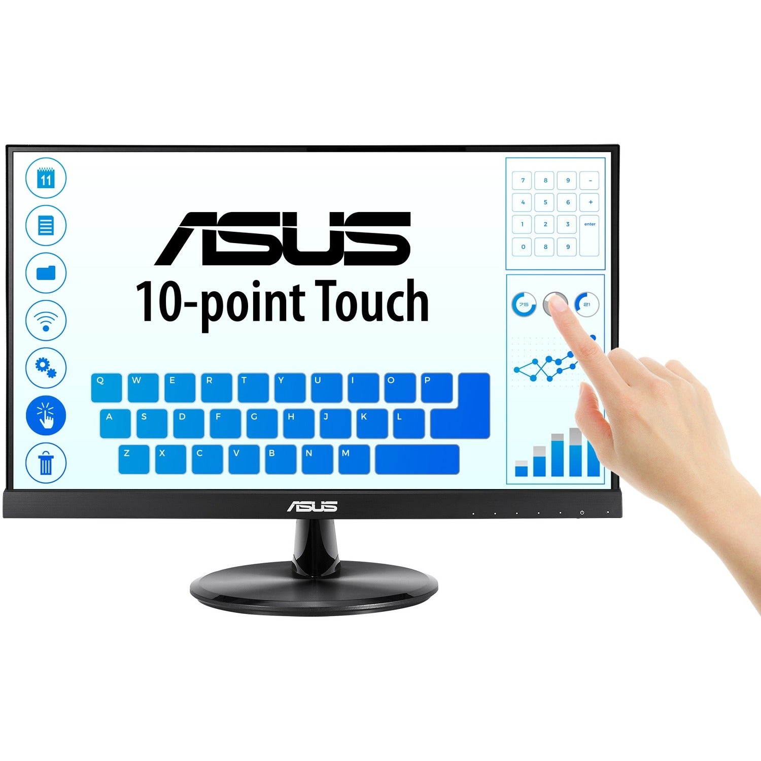 GUNMANSA Asus VT229H 22" Class LCD Touchscreen Monitor - 16:9 - 5 ms
