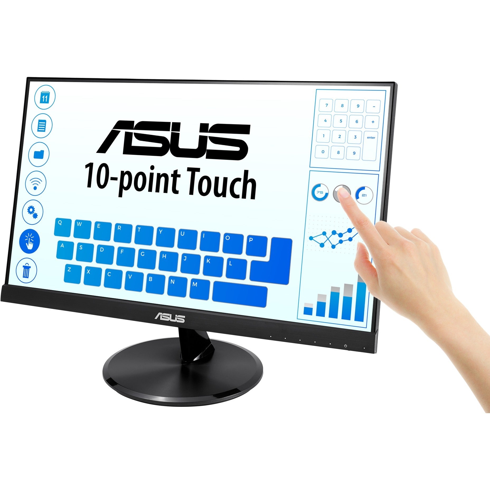 GUNMANSA Asus VT229H 22" Class LCD Touchscreen Monitor - 16:9 - 5 ms