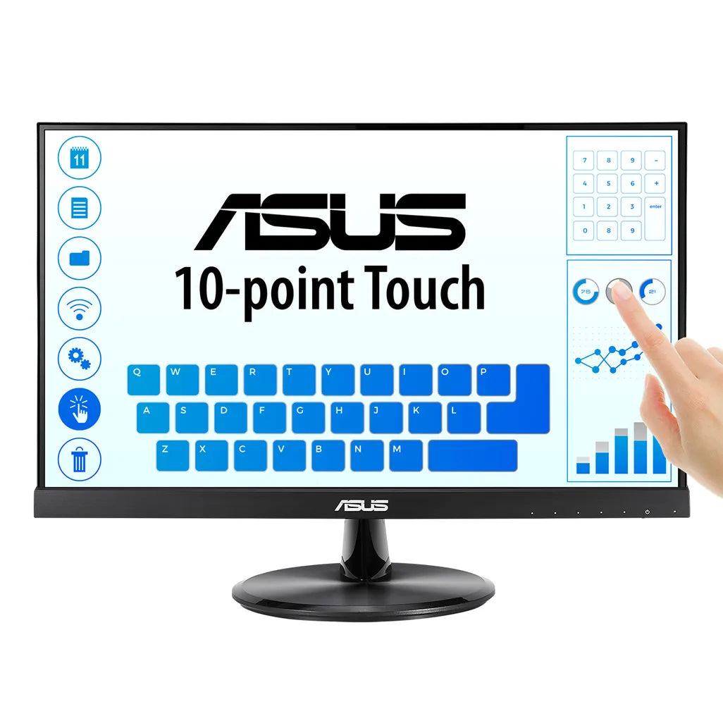 GUNMANSA ASUS VT229H Touch Monitor - 21.5'' FHD (1920x1080); IPS; Frameless; Flicker free; Low Blue Light; 10-point multi-touch; HDMI;VGA