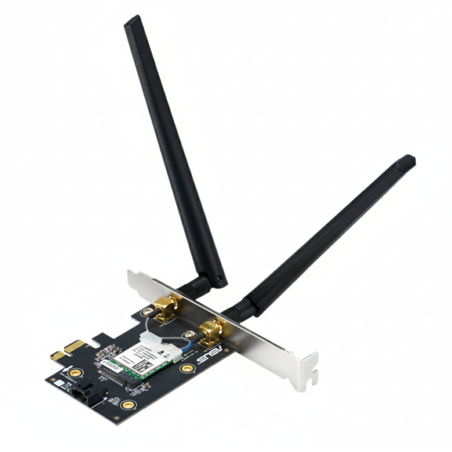 GUNMANSA ASUS  Wi-Fi 7 Tri-Band PCIe Wireless Adapter with Bluetooth 5.4 – Black