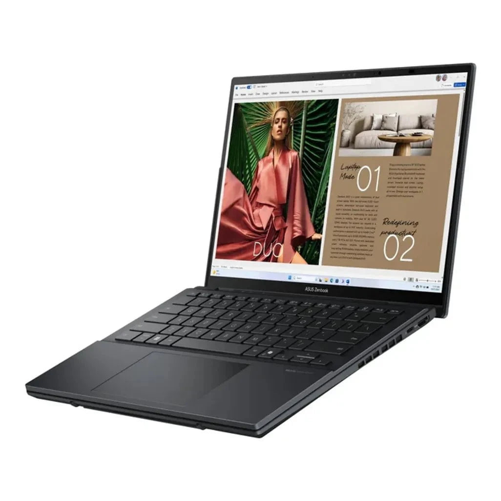 GUNMANSA ASUS Zenbook Duo|UX8406CA-OU93220G0X|14'' OLED|TOUCH|GREY|Ultra 9 ARL|LPDDR5X 32GB OB|2TB PCIE G4 SSD|WIN 11PRO
