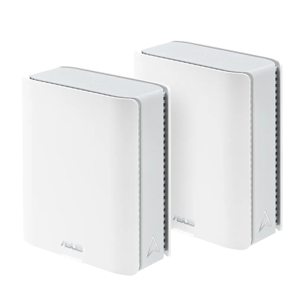 GUNMANSA ASUS ZenWiFi BT8 (2-pack), White, Internal, Mesh system, Power, 548 m², Tri-band (2.4 GHz / 5 GHz / 6 GHz)