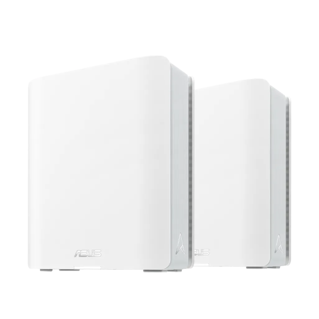 GUNMANSA ASUS ZenWiFi BT8 (2-pack), White, Internal, Mesh system, Power, 548 m², Tri-band (2.4 GHz / 5 GHz / 6 GHz)