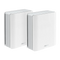 GUNMANSA ASUS ZenWiFi BT8 (2-pack), White, Internal, Mesh system, Power, 548 m², Tri-band (2.4 GHz / 5 GHz / 6 GHz)